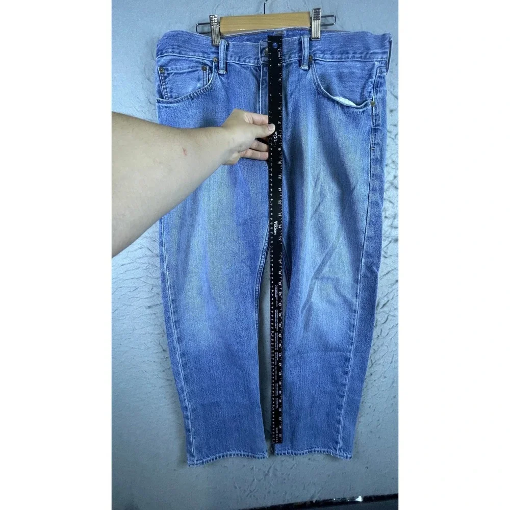 Polo Ralph Lauren Jeans Mens 37x30 Blue Excellent Straight Leg Denim 13513